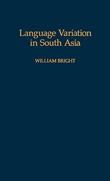 portada Language Variation in South Asia (en Inglés)