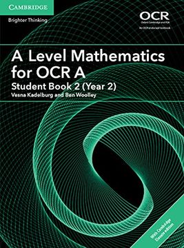 portada A Level Mathematics for OCR A Student Book 2 (Year 2) with Cambridge Elevate Edition (2 Years) (AS/A Level Mathematics for OCR)