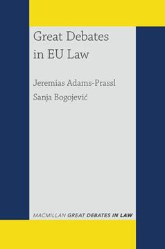 portada Great Debates in Eu Law (en Inglés)