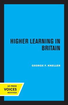 portada Higher Learning in Britain (in English)
