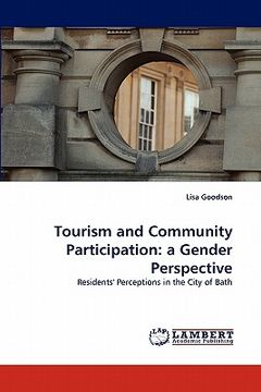 portada tourism and community participation: a gender perspective (en Inglés)