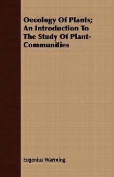 portada oecology of plants; an introduction to t