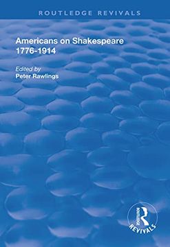 portada Americans on Shakespeare, 1776-1914 (Routledge Revivals) (in English)