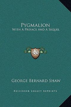 portada pygmalion: with a preface and a sequel (in English)