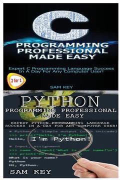portada Python Programming Professional Made Easy & C Programming Professional Made Easy (en Inglés)
