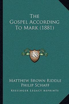 portada the gospel according to mark (1881) (in English)