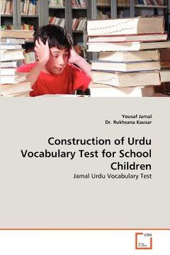 portada construction of urdu vocabulary test for school children (en Inglés)