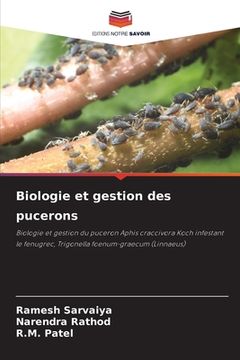 portada Biologie et gestion des pucerons (en Francés)