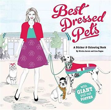 portada Best-Dressed Pets: A Sticker & Coloring Book (in English)