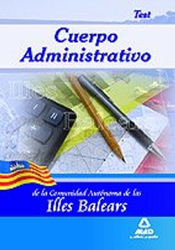 portada Cuerpo Administrativo De La Comunidad Autónoma De Las Illes Balears. Test