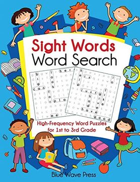 portada Sight Words Word Search: High-Frequency Word Puzzles for First Through Third Grade (en Inglés)