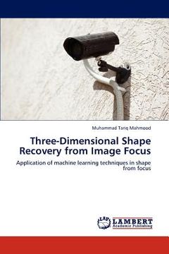 portada three-dimensional shape recovery from image focus