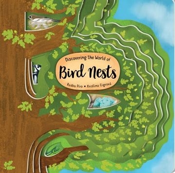 portada Discovering the World of Bird Nests (Happy fox Books) One-Of-A-Kind Board Book for Kids Ages 2 to 5 to Learn About Nests in an oak Tree - Extra-Thick Board Pages, fun Facts, and Vocabulary Words (en Inglés)