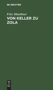 portada Von Keller zu Zola: Kritische Aufsã Â¤Tze (German Edition) [Hardcover ] (in German)