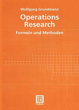 portada Operations Research: Formeln und Methoden (en Alemán)