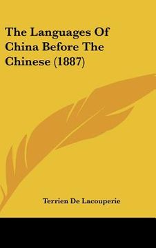 portada the languages of china before the chinese (1887) (en Inglés)