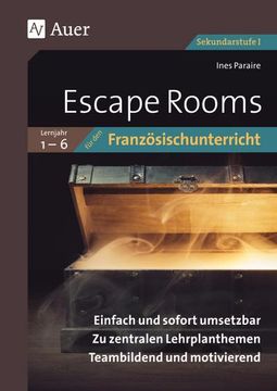 portada Escape Rooms für den Französischunterricht lj. 1-6 (en Alemán)