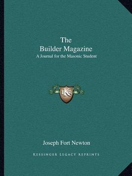 portada the builder magazine: a journal for the masonic student (en Inglés)