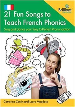 portada 21 fun Songs to Teach French Phonics (Book and Usb): Sing and Dance Your way to Perfect Pronunciation (in English)