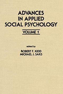 portada Advances in Applied Social Psychology: Volume 1 (Applied Psychology Series) (en Inglés)