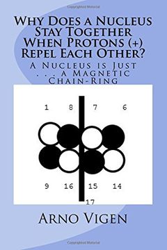 portada Why Does a Nucleus Stay Together When Protons (+) Repel Each Other?: A Nucleus is Just . . . a Magnetic Chain-Ring: Volume 1 (Simple Words to Understand . . . Atoms)