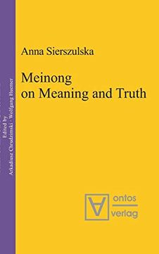 portada Meinong on Meaning and Truth (Phenomenology & Mind) (in English)