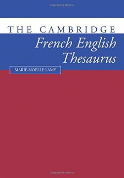 portada The Cambridge French-English Thesaurus (en Inglés)