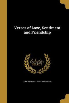 portada Verses of Love, Sentiment and Friendship