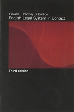 portada English Legal System in Context (en Inglés)