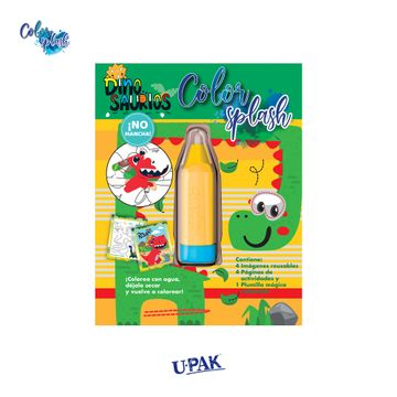 portada Libro Mágico para colorear con agua "DINOSAURIOS"