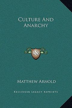 portada culture and anarchy (in English)
