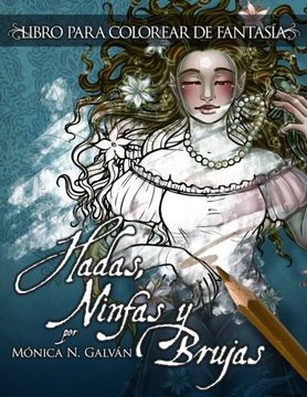 portada Hadas, Ninfas y Brujas - Libro Para Colorear (in Spanish)