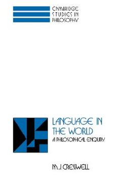 portada Language in the World Hardback: A Philosophical Enquiry (Cambridge Studies in Philosophy) 