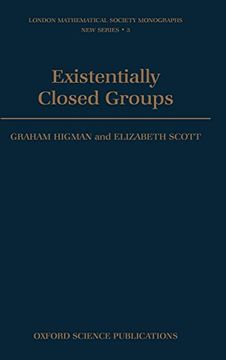 portada Existentially Closed Groups (en Inglés)