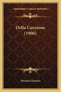 portada Della Cauzione (1906) (en Italiano)