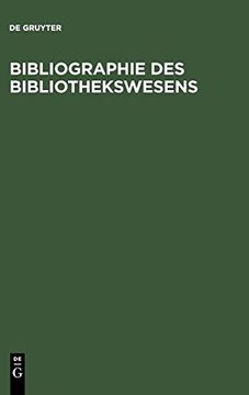portada Bibliographie des Bibliothekswesens (en Alemán)