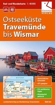 portada Ostseeküste Travemünde bis Wismar Rad- und Wanderkarte 1: 40 000 (en Alemán)