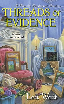 portada Threads of Evidence (a Mainely Needlepoint Mystery) (en Inglés)