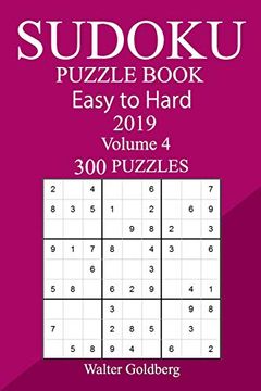 portada 300 Easy to Hard Sudoku Puzzle Book 2019 (in English)