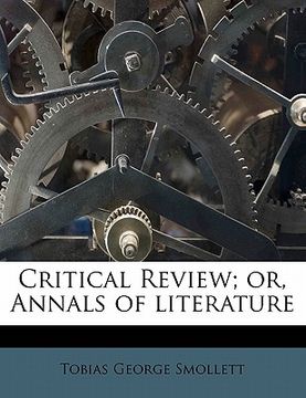 portada critical review; or, annals of literature (en Inglés)