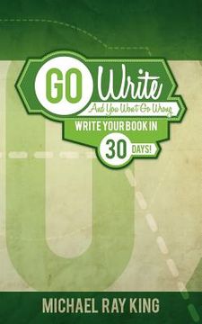 portada go write and you won't go wrong (in English)
