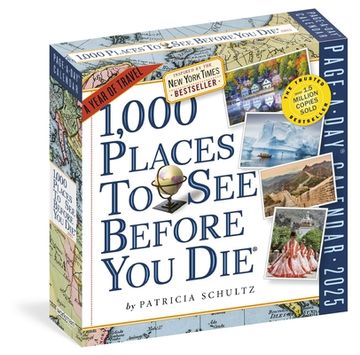 portada 1,000 Places to see Before you die Page-A-Day Calendar 2025: A Year of Travel