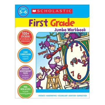 portada Jumbo Workbook First Grade (en Inglés)