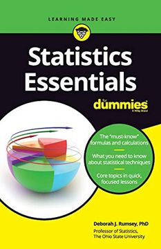 portada Statistics Essentials for Dummies (en Inglés)