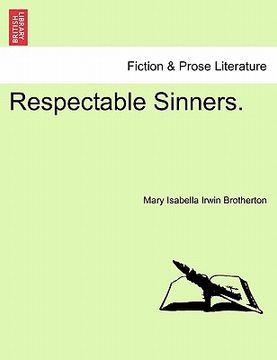 portada respectable sinners. (en Inglés)