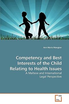 portada competency and best interests of the child relating to health issues (en Inglés)