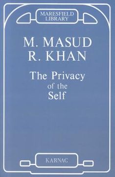 portada the privacy of the self: papers on psychoanalytic theory and technique (in English)