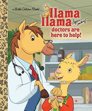 portada Llama Llama Doctors are Here to Help! (Little Golden Book) (en Inglés)
