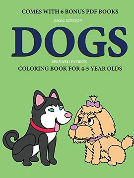 portada Coloring Book for 4-5 Year Olds (Dogs) (in English)