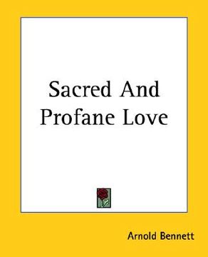 portada sacred and profane love (en Inglés)